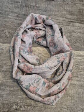Charlotte Russe Rose Print Infinity Scarf